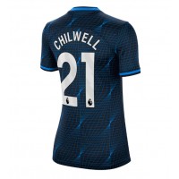 Billiga Chelsea Ben Chilwell #21 Borta fotbollskläder Dam 2023-24 Kortärmad
